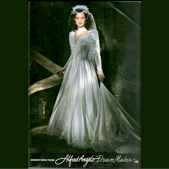 Alfred Angelo Dresses & Skirts - Vintage Alfred Angelo Victorian Style Wedding Dress - Model 9615